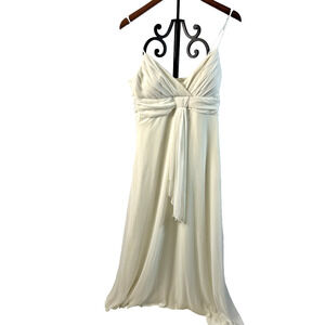B. Smart Chiffon Gown Women 13/14 Ivory Formal